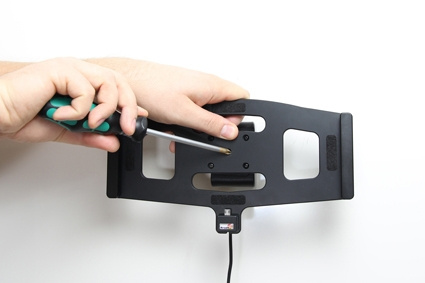Brodit Aktivhalterung mit USB-Kabel und Zigarettenanzünder-Adapter, Samsung Galaxy Note 10.1 (2014 Edition) SM-P6000/SM-P6050