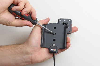 Brodit Aktivhalterung mit USB-Kabel und Zigarettenanzünder-Adapter, Samsung Galaxy A5 SM-A500/J3 2017 (J330F, J330G)