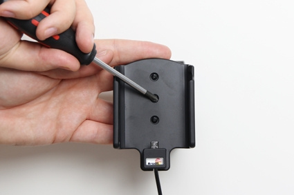 Brodit Aktivhalterung mit USB-Kabel und Zigarettenanzünder-Adapter, Samsung Galaxy A3 SM-A300