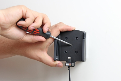 Brodit Aktivhalterung mit USB-Kabel und Zigarettenanzünder-Adapter, Apple iPhone 6/6S