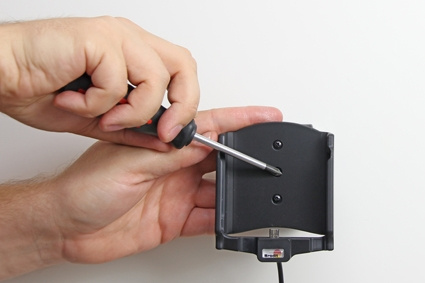 Brodit Aktivhalterung mit USB-Kabel und Zigarettenanzünder-Adapter, Samsung Galaxy Note 5