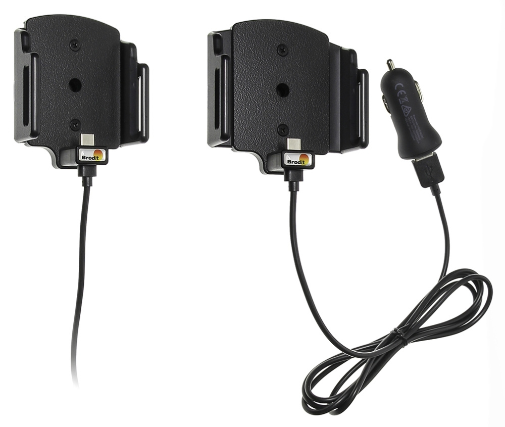 Brodit Aktivhalterung mit Zigarettenanzünder-Stecker, Samsung Galaxy S24 SM-S921B/DS/S25