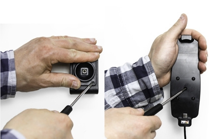 Brodit Aktivhalter mit USB-Kabel und Zigarettenanzünderadapter, Samsung Galaxy S10/S8/S9