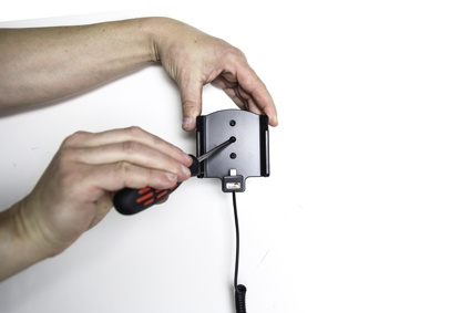 Brodit Aktivhalter mit USB-Kabel und Zigarettenanzünderadapter, Samsung Galaxy S8 Active