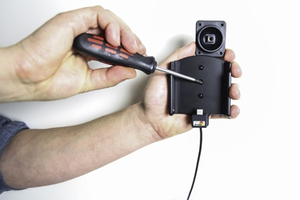 Brodit Aktivhalter mit USB-Kabel und Zigarettenanzünderadapter, Samsung Galaxy Note 8