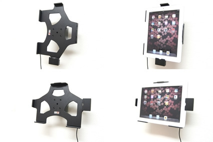 Brodit Aktivhalter zur festen Installation, Apple iPad 2 (A1395, A1396, A1397)/3rd Gen (A1416, A1430, A1403)
