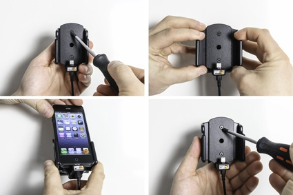 Brodit Aktivhalter zur festen Installation, Apple iPhone 5/5C/5S/SE