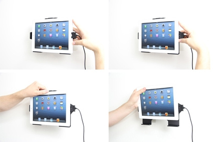 Brodit Aktivhalter zur festen Installation, Apple iPad 4th Gen (A1458, A1459, A1460)/With Retina (Lightning Connector)