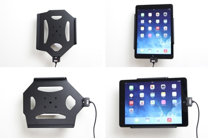 Brodit Aktivhalter zur festen Installation, Apple iPad 5th Gen (A1822, A1823)/9.7 6th Gen (A1893, A1954)/9.7 New/Air (A1474, A1475, A1476)