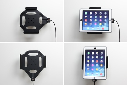 Brodit Aktivhalter zur festen Installation, Apple iPad 5th Gen (A1822, A1823)/9.7 6th Gen (A1893, A1954)/9.7 New/Air (A1474, A1475, A1476)