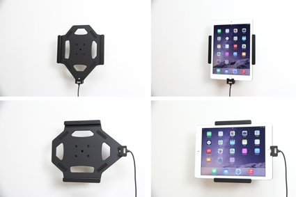 Brodit Aktivhalter zur festen Installation, Apple iPad Air 2 (A1566, A1567)/Pro 9.7 (A1673, A1674, A1675)