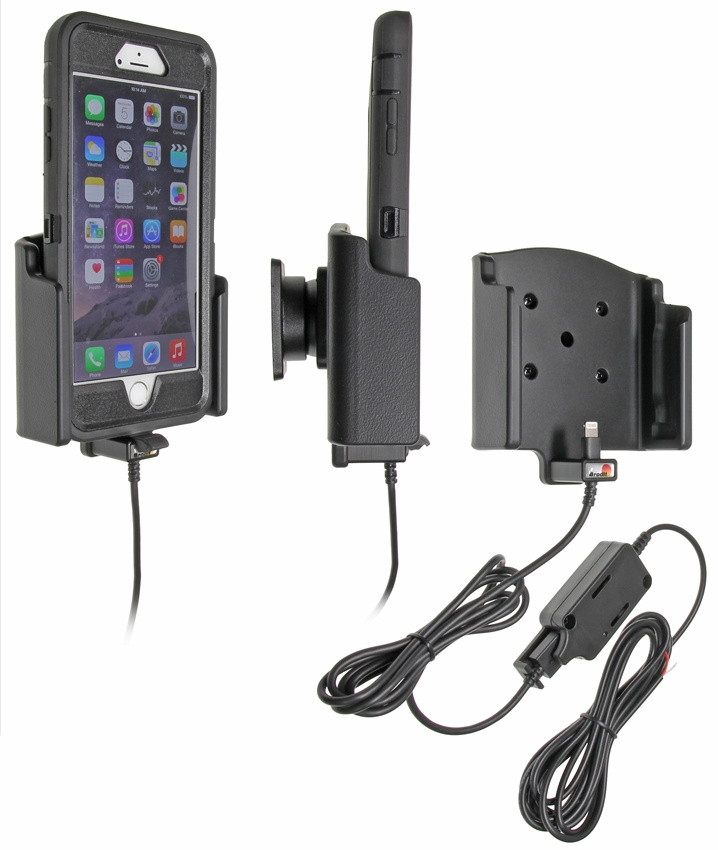 Brodit Aktivhalter zur festen Installation, Apple iPhone 6 Plus/6S Plus/7 Plus/8 Plus