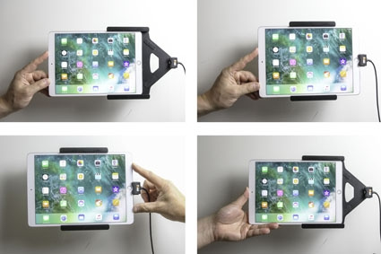 Brodit Aktivhalter zur festen Installation, Apple iPad Air 2019/Air 3rd Gen (A2123, A2152, A2153, A2154)/Pro 10.5 (A1701, A1709)