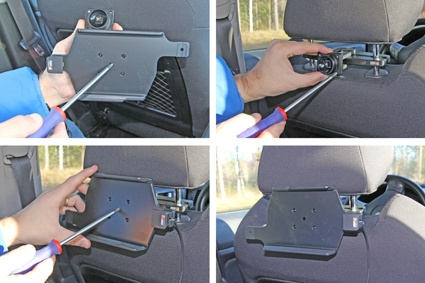 Brodit Halterung mit Schlüsselschloss, Samsung Galaxy Tab 3 7.0 SM-T210/SM-T2110