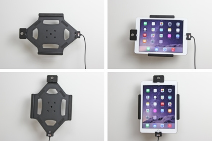 Brodit Halterung mit Schlüsselschloss, Apple iPad Air 2 (A1566, A1567)/Pro 9.7 (A1673, A1674, A1675)