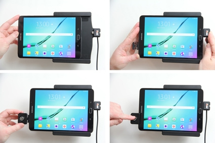 Brodit Halterung mit Schlüsselschloss, Samsung Galaxy Tab S2 8.0 SM-T713 /SM-T719
