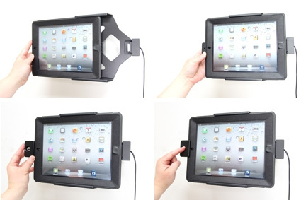 Brodit Halterung mit Schlüsselschloss, Apple iPad 3rd Gen (A1416, A1430, A1403)