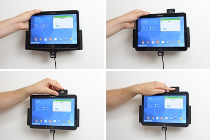 Brodit Halterung mit Schlüsselschloss, Samsung Galaxy Tab 4 10.1 SM-T530/SM-T531/SM-T535