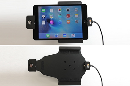 Brodit Halterung mit Schlüsselschloss, Apple iPad Mini 2019/4 (A1538, A1550)/5th Gen (A2124, A2125, A2126, A2133)