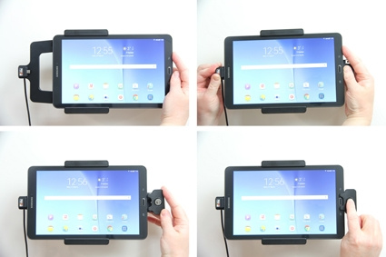 Brodit Halterung mit Schlüsselschloss, Samsung Galaxy Tab E 9.6