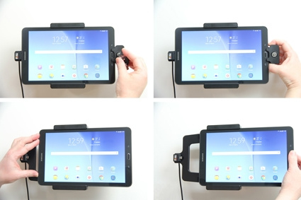 Brodit Halterung mit Schlüsselschloss, Samsung Galaxy Tab E 9.6