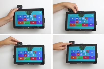 Brodit Halterung mit Schlüsselschloss, Dell Venue 11 Pro (Model 5130)/Pro, New (Model 7140)