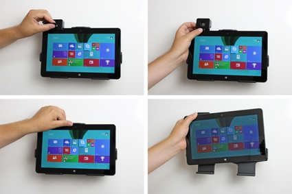Brodit Halterung mit Schlüsselschloss, Dell Venue 11 Pro (Model 5130)/Pro, New (Model 7140)