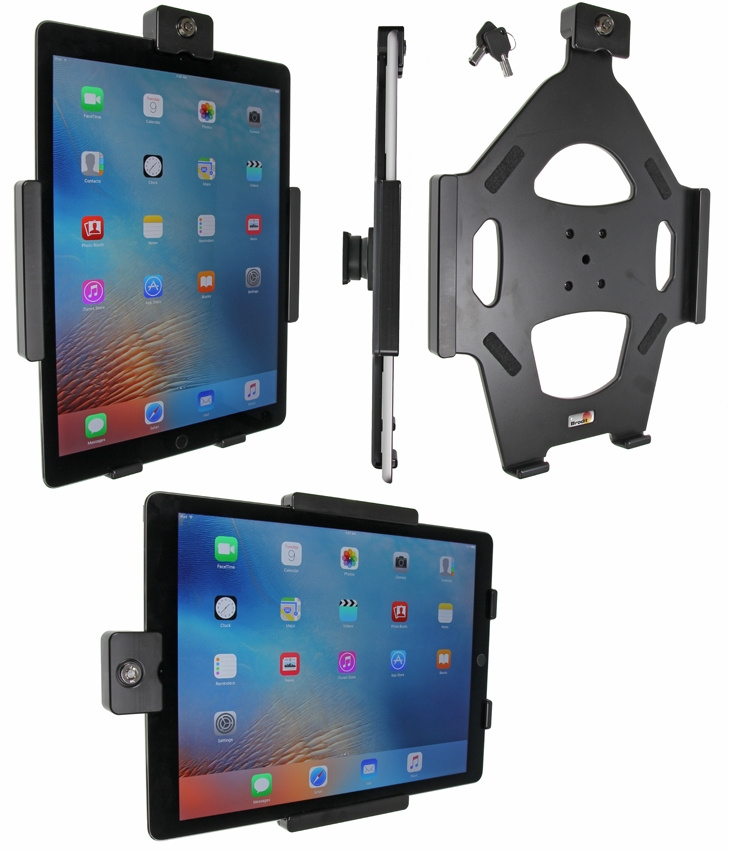 Brodit Halterung mit Schlüsselschloss, Apple iPad Pro 12.9 (A1584, A1652, A1670, A1671)