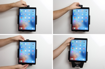 Brodit Halterung mit Schlüsselschloss, Apple iPad Pro 12.9 (A1584, A1652, A1670, A1671)
