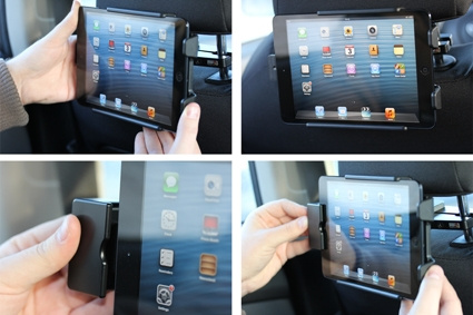 Brodit Halterung mit Feder-Schloss, Apple iPad Mini (A1432, A1454, A1455)