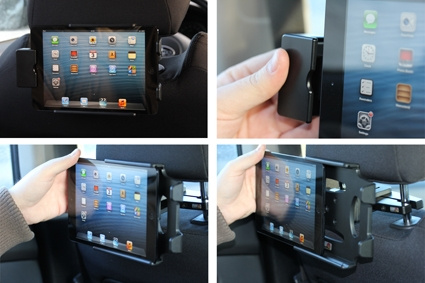 Brodit Halterung mit Feder-Schloss, Apple iPad Mini (A1432, A1454, A1455)