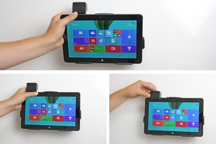 Brodit Halterung mit Feder-Schloss, Dell Venue 11 Pro (Model 5130)/Pro, New (Model 7140)