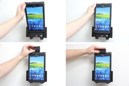 Brodit Halterung mit Feder-Schloss, Samsung Galaxy Tab Active 8.0 SM-T365