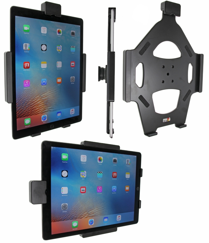 Brodit Halterung mit Feder-Schloss, Apple iPad Pro 12.9 (A1584, A1652, A1670, A1671)