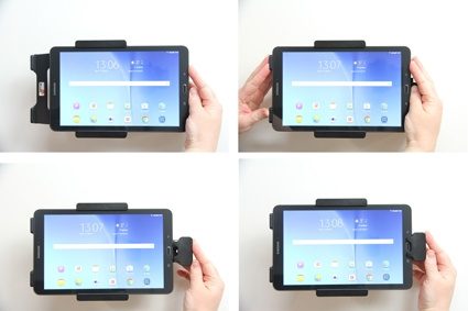 Brodit Halterung mit Feder-Schloss, Samsung Galaxy Tab E 9.6