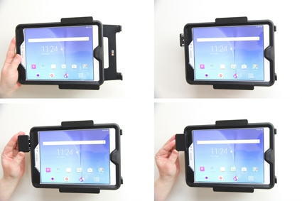 Brodit Halterung mit Feder-Schloss, Samsung Galaxy Tab A 9.7