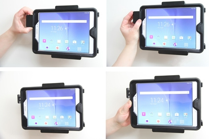 Brodit Halterung mit Feder-Schloss, Samsung Galaxy Tab A 9.7