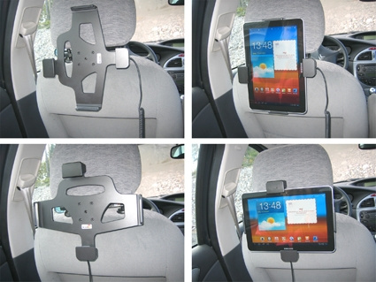 Brodit Halter mit Federverriegelung, Samsung Galaxy Tab 10.1 GT-P7500