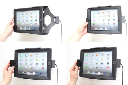 Brodit Halter mit Federverriegelung, Apple iPad 3rd Gen (A1416, A1430, A1403)