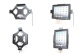 Brodit Halter mit Federverriegelung, Apple iPad 3rd Gen (A1416, A1430, A1403) Brodit Halter mit Federverriegelung, Apple iPad 3rd Gen (A1416, A1430, A1403)