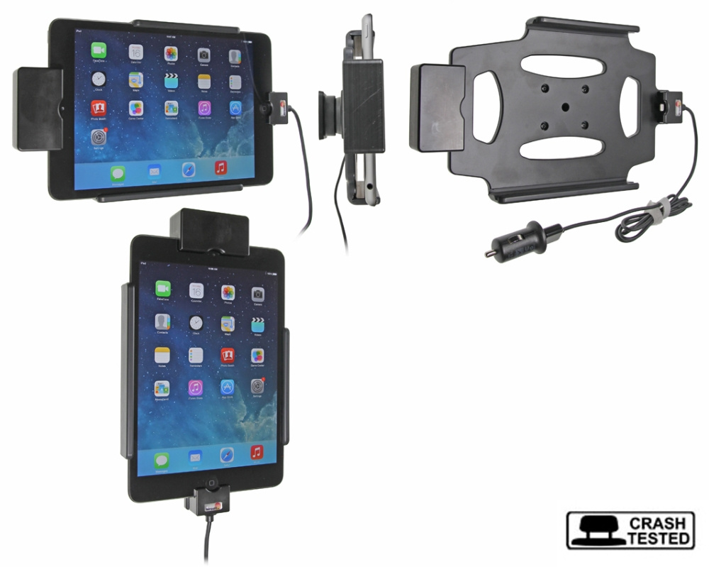 Brodit Halter mit Federverriegelung, Apple iPad Mini 2 (A1489, A1490, A1491)/3 (A1599, A1600)/Retina