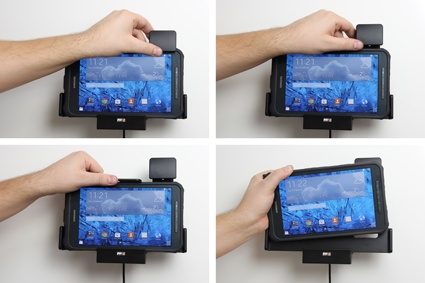 Brodit Halter mit Federverriegelung, Samsung Galaxy Tab Active 8.0 SM-T365