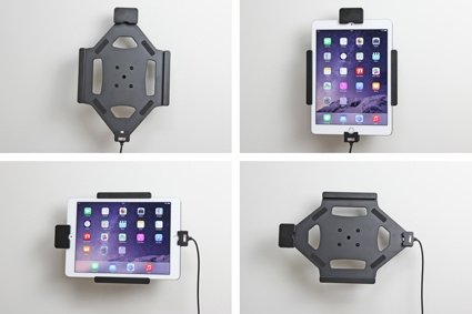 Brodit Halter mit Federverriegelung, Apple iPad Air 2 (A1566, A1567)/Pro 9.7 (A1673, A1674, A1675)