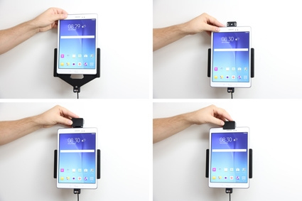 Brodit Halter mit Federverriegelung, Samsung Galaxy Tab A 9.7