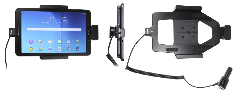 Brodit Halter mit Federverriegelung, Samsung Galaxy Tab E 9.6