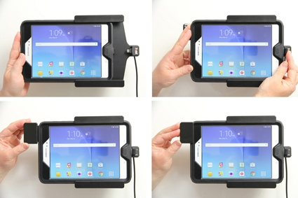 Brodit Halter mit Federverriegelung, Samsung Galaxy Tab A 8.0 (2015) SM-T350