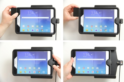 Brodit Halter mit Federverriegelung, Samsung Galaxy Tab A 8.0 (2015) SM-T350