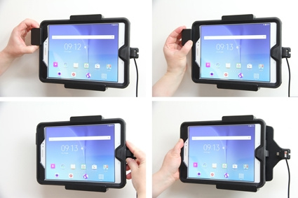 Brodit Halter mit Federverriegelung, Samsung Galaxy Tab A 9.7