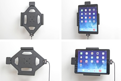 Brodit Halter mit Federverriegelung, Apple iPad 5th Gen (A1822, A1823)/9.7 6th Gen (A1893, A1954)/9.7 New/Air (A1474, A1475, A1476)