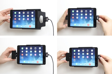Brodit Halter mit Federverriegelung, Apple iPad Mini 2 (A1489, A1490, A1491)/3 (A1599, A1600)/Retina